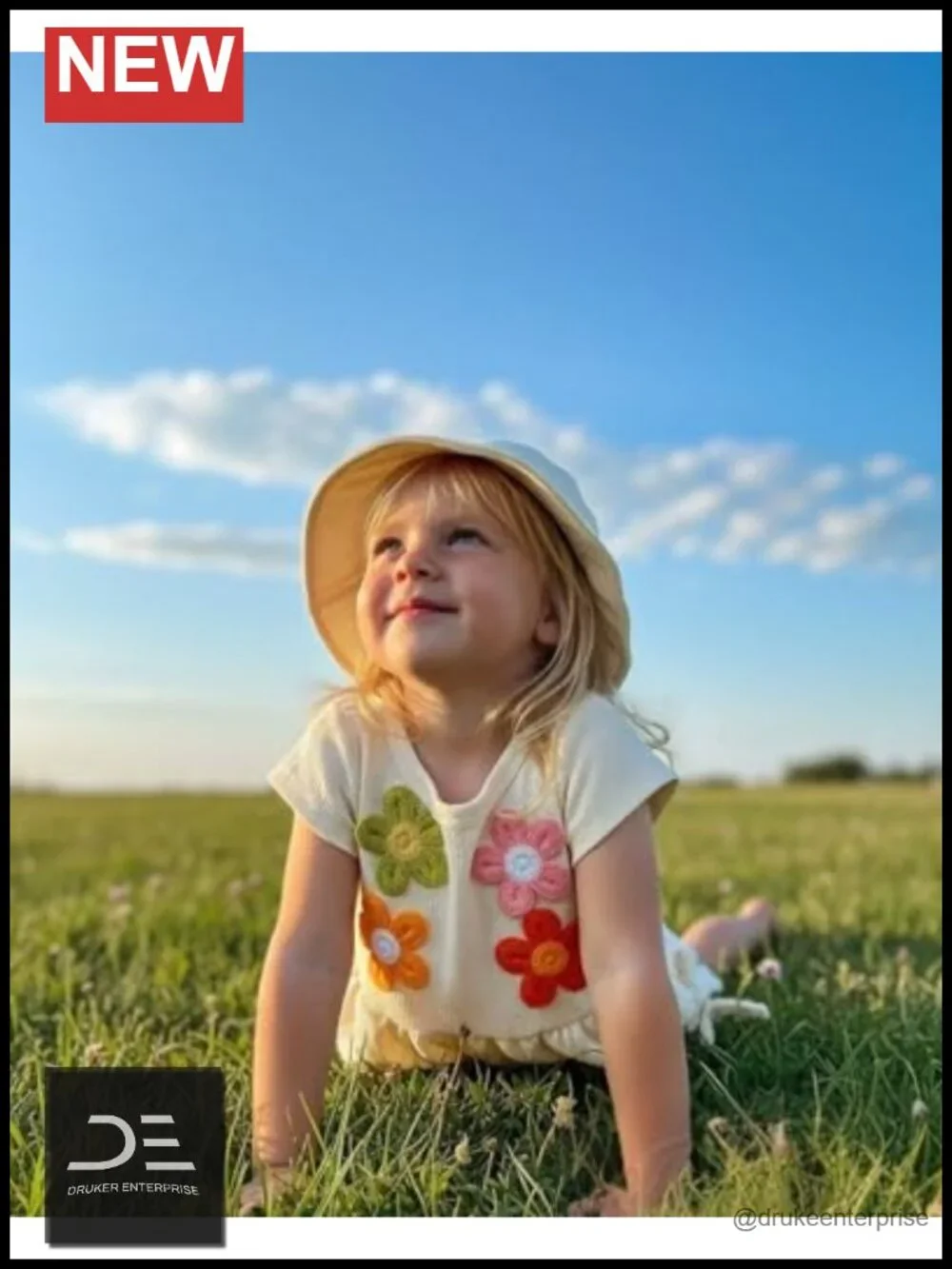 Toddler Girl Sleeveless Ruffle Tank & Shorts Outfit Set with Hat